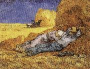 Vincent Van Gogh The Siesta Spain oil painting artist